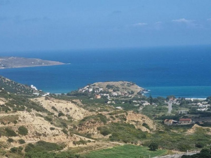 Roussa Ekklisia Kreta, Roussa Ekklisia: Baugrundstück mit Meerblick zu verkaufen Grundstück kaufen